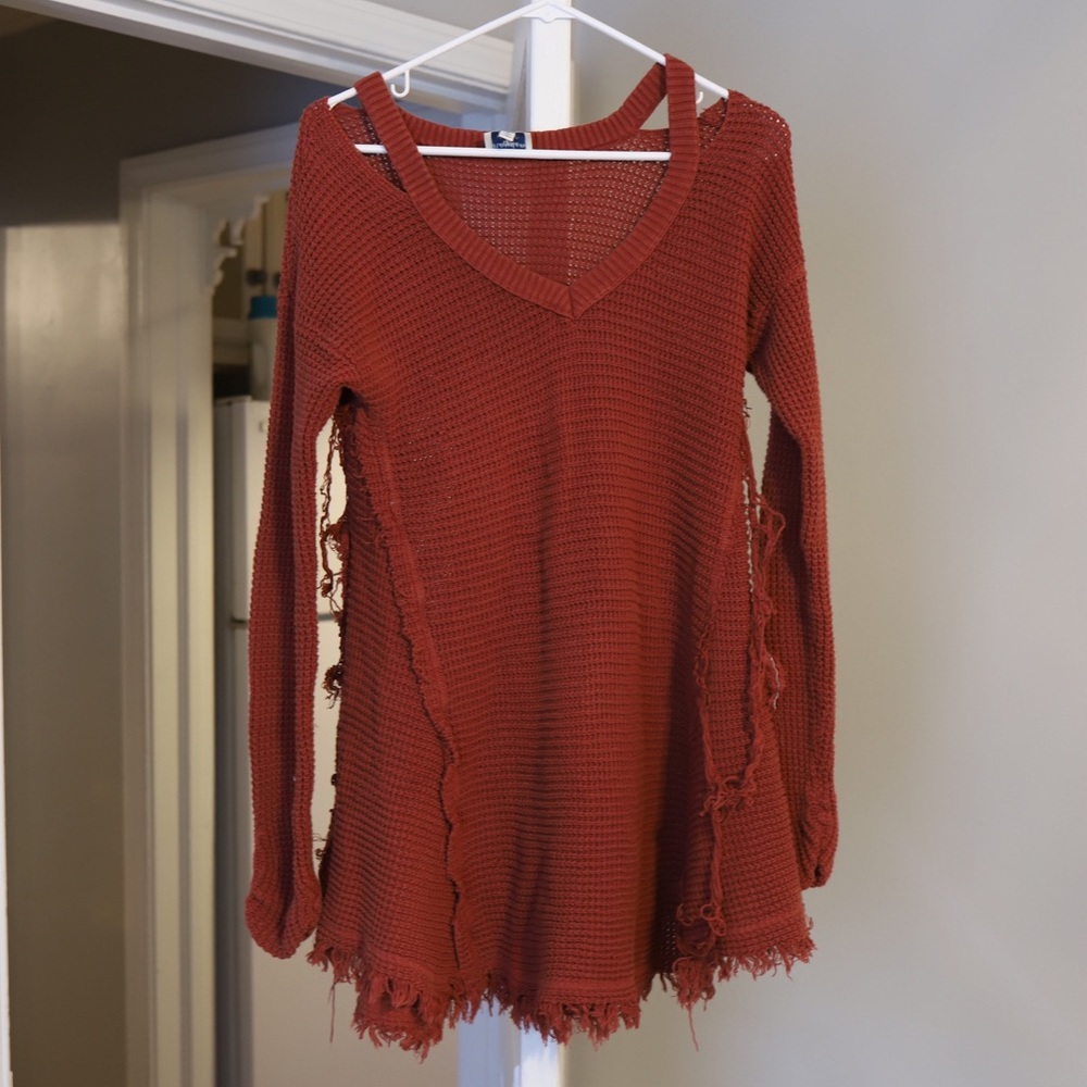 Hayden Burgundy Sweater